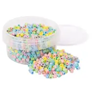 PlayBox: 5 mm MIDI perlice za peglanje, 1000 komada u pastelnim bojama