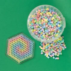 PlayBox: 5 mm MIDI perlice za peglanje, 1000 komada u pastelnim bojama slika 2