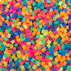 PlayBox: 5mm MIDI neon boje perle za glačanje u kanti, pakiranje od 5000 komada slika 2