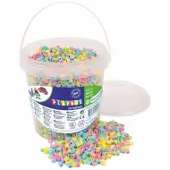 PlayBox: 5mm MIDI pastelne boje, perle za glačanje u kanti, pakiranje od 5000 komada.