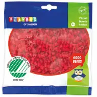 PlayBox: 5mm MIDI peglajuće perle u crvenoj boji, pakiranje od 6000 komada