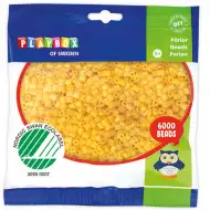 PlayBox: 5mm MIDI perle za glačanje u žutoj boji, pakiranje od 6000 komada