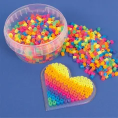 PlayBox: 5mm MIDI perlice za peglanje, 1000 komada u neon bojama slika 2