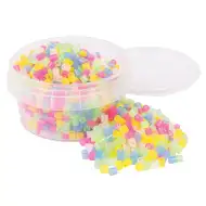 PlayBox: 5mm MIDI perlice za peglanje, 1000 komada u svijetlim prozirnim bojama