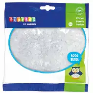 PlayBox: 5mm MIDI prozirne bezbojne perle za glačanje, pakiranje od 6000 komada