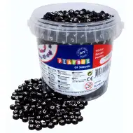 PlayBox: Crni okrugli perle set od 2500 komada