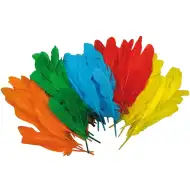 PlayBox: Dekorativna šarena pureća pera 120 komada