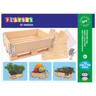 PlayBox: Drvena paleta kutija 18x28x8,65 cm