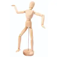 PlayBox: Drvena umjetnička figura na stalku 30cm