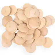 PlayBox: Drveni gumbi promjera 60 mm, set od 50 komada