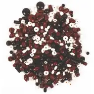 PlayBox: Drveni set perli u smeđim i bijelim bojama, 450 komada