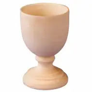 PlayBox: Držač za jaja od prirodnog drveta za dekoraciju, promjer 42 mm, visina 65 mm, pakiranje od 10 komada.