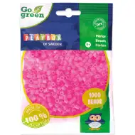 PlayBox: Go Green 5mm MIDI peglajuće perle u rozoj boji, 1000 komada