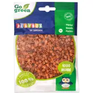 PlayBox: Go Green 5mm MIDI perle za peglanje, 1000 komada u svijetlo smeđoj boji