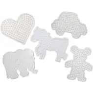 PlayBox: Komplet XL podloga za peglanje perlica - 5 komada, razni oblici