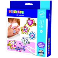 PlayBox: Kreativni set za ukrašavanje prstenja sa strass kristalima