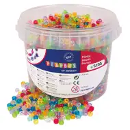 PlayBox: Male prozirne perle za nizanje, 5000 komada