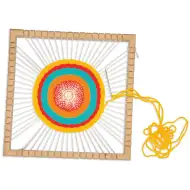 PlayBox: Okvir za tkanje okruglog oblika 23x23cm