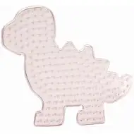 PlayBox: Osnovna ploča za perlice za peglanje 9mm, 5 komada, dinosauri