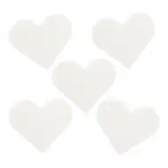 PlayBox: Paket osnovnih ploča u obliku srca za 5mm MIDI perle koje se mogu peglati, set od 5 komada