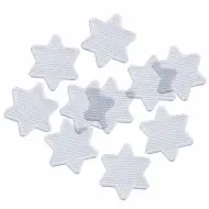 PlayBox: Paket osnovnih ploča u obliku zvijezde za 5mm MIDI perle koje se mogu peglati, 10 cm, set od 10 komada.