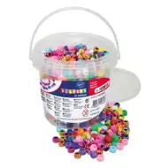 PlayBox: Plastične perle metalne boje koje se mogu kuhati u kanti od 1000 komada.