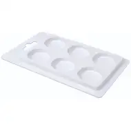 PlayBox: Prazna paleta za slikanje s 6 mjesta za boje promjera 30 mm, set od 6 komada