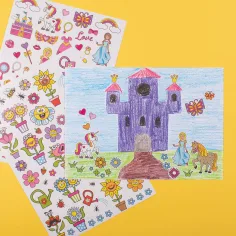 PlayBox: Princeze set od 500 mega naljepnica slika 3