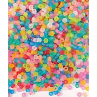 PlayBox: Prozirne šarene perle za nizanje 9mm 1000 komada