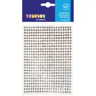 PlayBox: Samoljepljivi srebrni strass kamenčići 525 kom