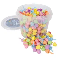 PlayBox: Šareni mozaik, 15 mm točkice, set od 350 kom. u kanti