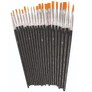 PlayBox: Set četkica s ravnim vrhom, 20 komada
