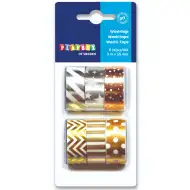 PlayBox: Set ljepljivih traka zlatne i srebrne boje, 6 komada