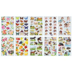 PlayBox: Set mješovitih kreativnih naljepnica s 130 naljepnica slika 2