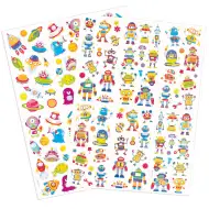 PlayBox: Set naljepnica s bitnim i mat naljepnicama, 154 komada