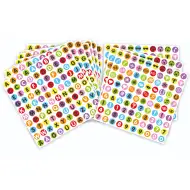 PlayBox: Set naljepnica s slovima, brojevima i simbolima, 1000 komada