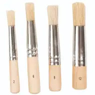 PlayBox: Set od 4 četkica s kratkim dlakama divlje svinje