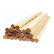 PlayBox: Set okruglih drvenih štapova, 5 komada, 75 cm