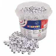 PlayBox: Set perli s slovima u kanti, 1250 komada