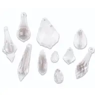 PlayBox: Set plastičnih kristalnih privjesaka, 50 komada