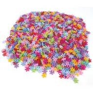 PlayBox: Set plastičnih perli u obliku pahuljica u boji, 6200 komada