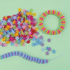 PlayBox: Set plastičnih perli u obliku pahuljica u boji, 6200 komada slika 2
