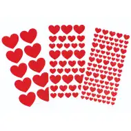 PlayBox: Set sjajnih naljepnica sa srcima, 146 komada