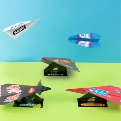 PlayBox: Set za izradu ručno rađenih papirnatih aviona slika 2