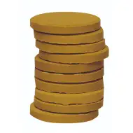 PlayBox: Tamno oker žuti vodeni bojani disk 30mm 1 kom