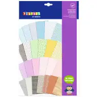 PlayBox: Uzorak dekorativni karton papir, 25 listova