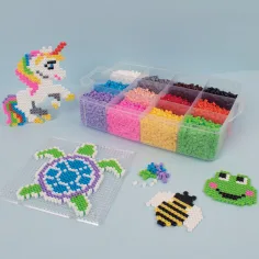 PlayBox: 5 mm MIDI perle za glačanje u 12 boja u kutiji za pohranu, 12000 komada slika 2