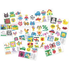 PlayBox: XL kartice s uzorcima za perlice za peglanje, set od 67 kom. slika 2