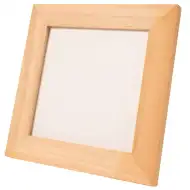 Playbox: Prirodni drveni okvir za slikanje – 120 x 120 mm