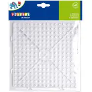 Playbox: XL podloga za glačanje perlica – 1 komad, kvadratnog oblika, poveziva